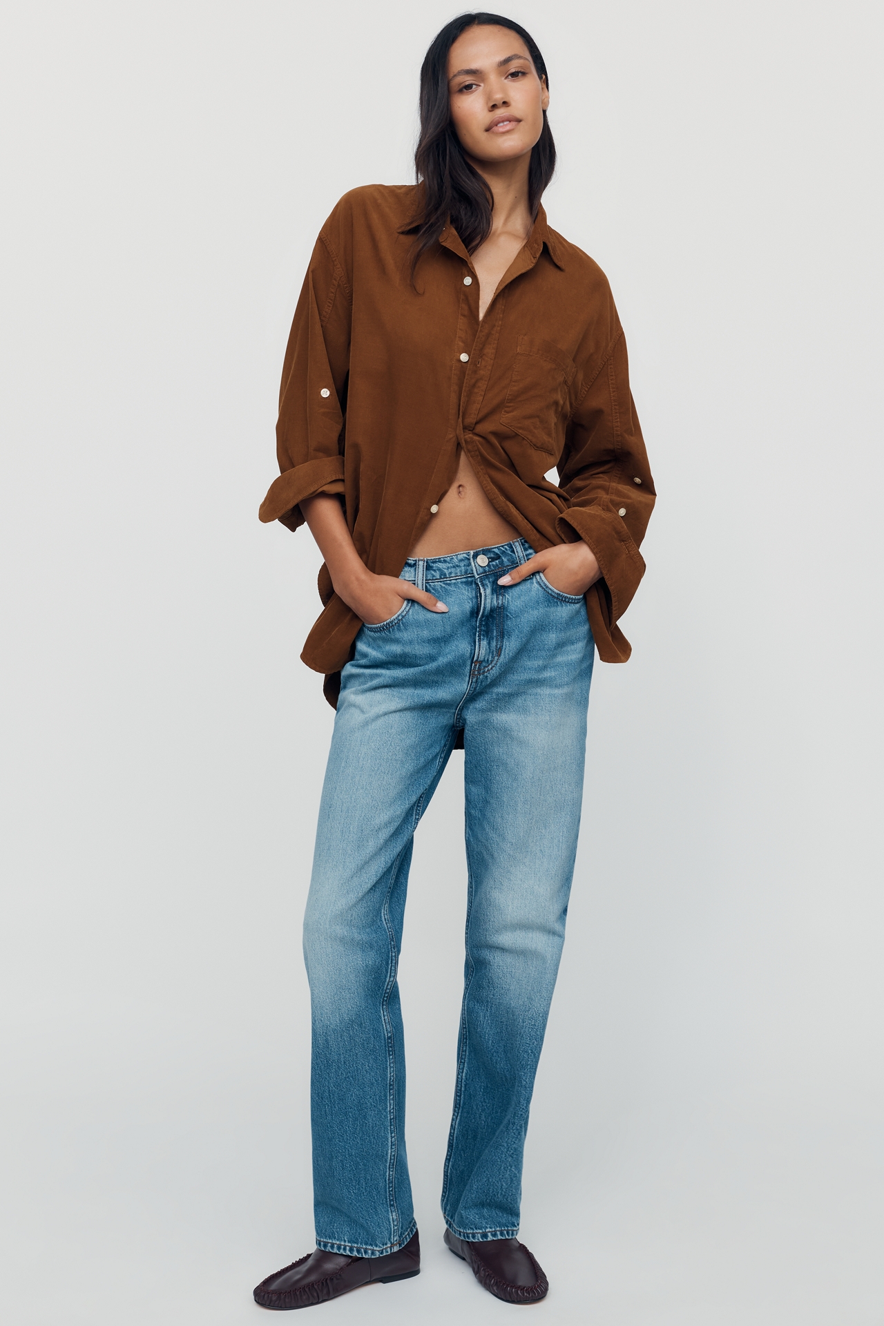 Reformation Leda High-Rise Straight Jeans