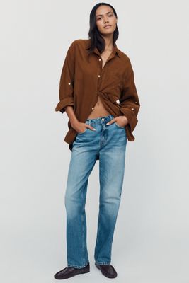 Reformation Leda High-Rise Straight Jeans