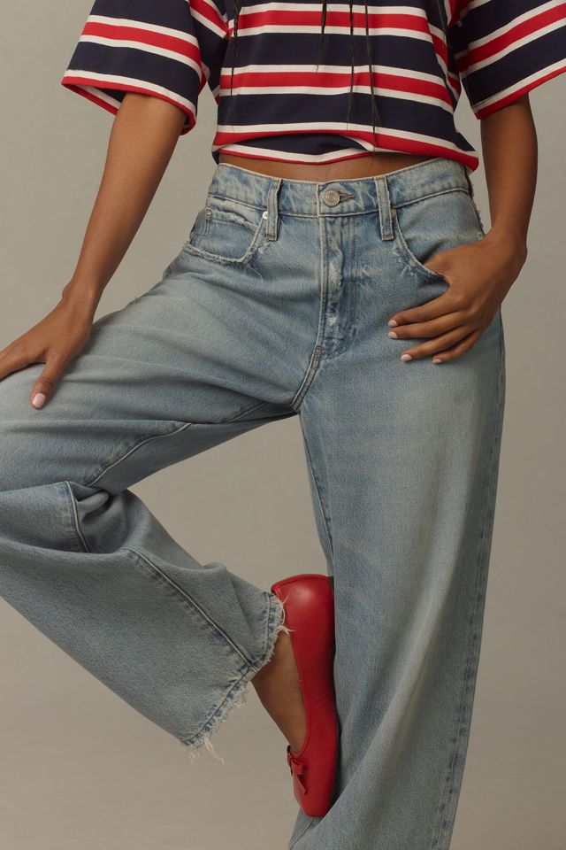 FRAME Low-Slung Barrel Jeans #3