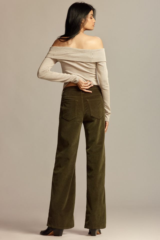 FRAME Corduroy Le Slim Palazzo High-Rise Jeans #2
