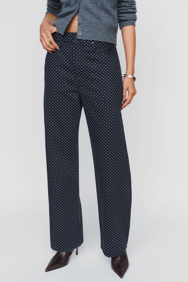 FRAME Bow High Rise Tapered Jeans #1