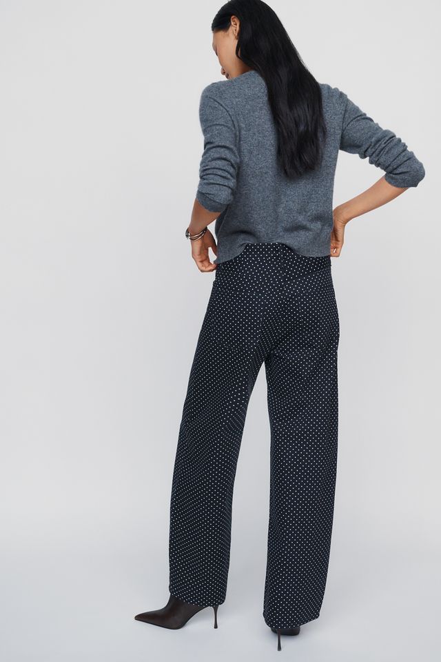 FRAME Bow High Rise Tapered Jeans #2
