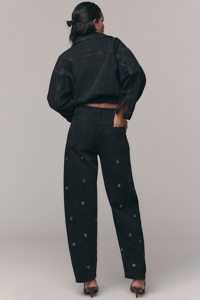 Habitual Evie High-Rise Embellished Barrel Jeans #2