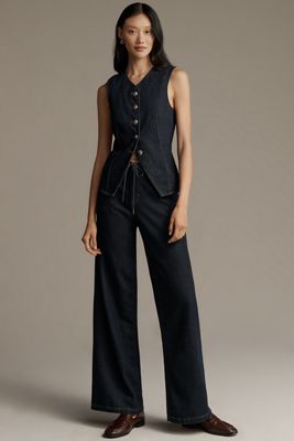 Habitual Jade High-Rise Wide-Leg Drawstring Jeans