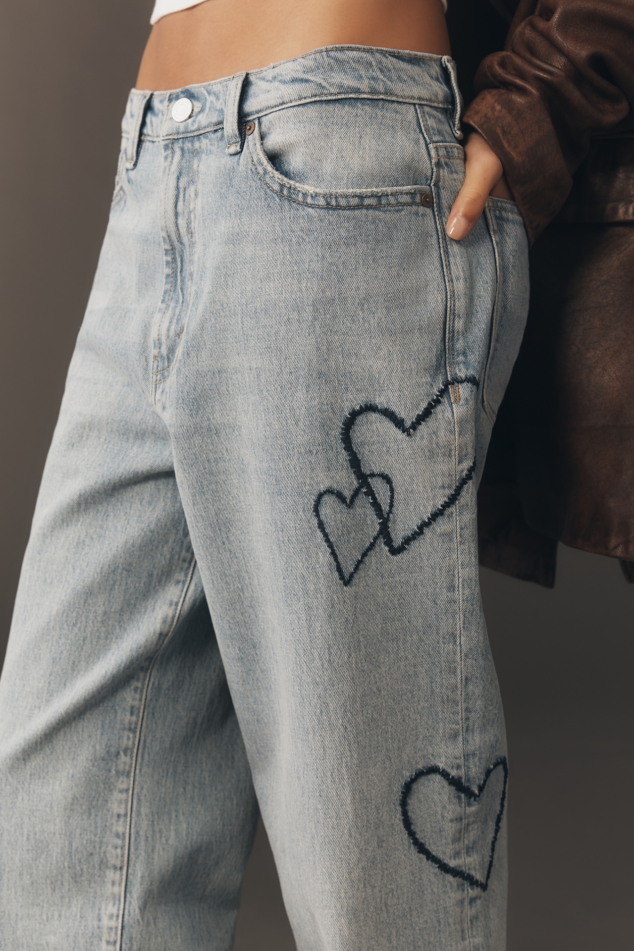 Habitual Wythe High-Rise Relaxed Straight-Leg Valentine Jeans