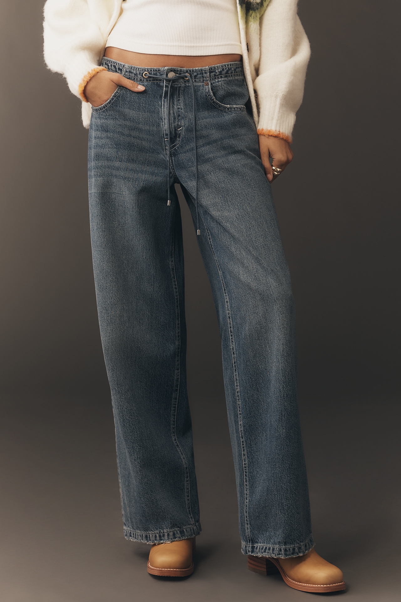 Habitual Lia High-Rise Wide-Leg Jeans