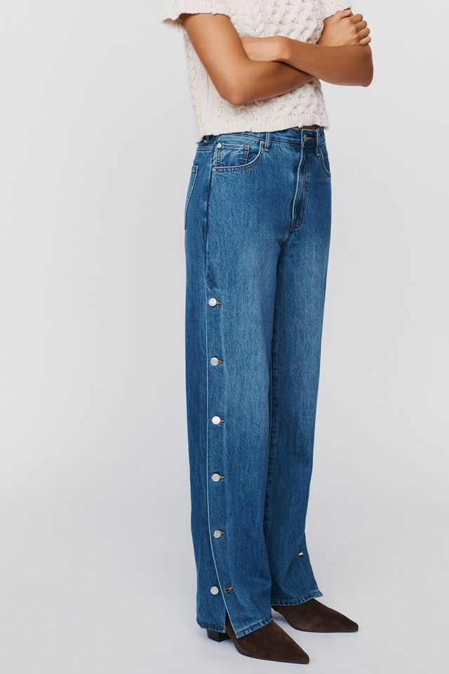 Habitual Wythe High Rise Relaxed Studded Jeans #1