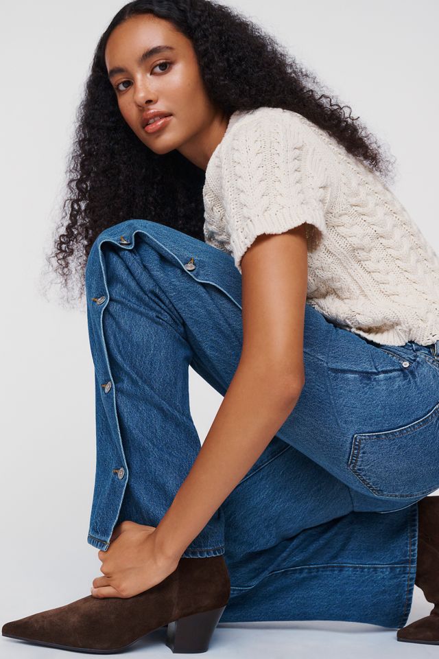 Habitual Wythe High Rise Relaxed Studded Jeans #3