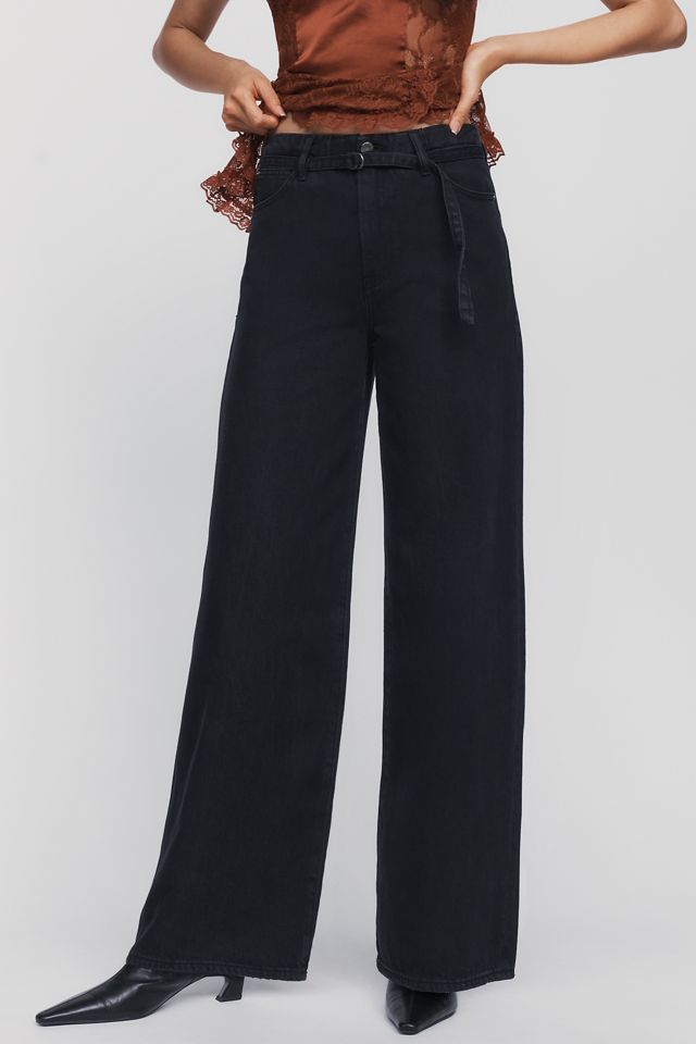 Habitual Brynn Self Tie High Rise Wide Leg Jeans  #1
