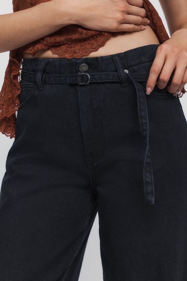 Habitual Brynn Self Tie High Rise Wide Leg Jeans  #3