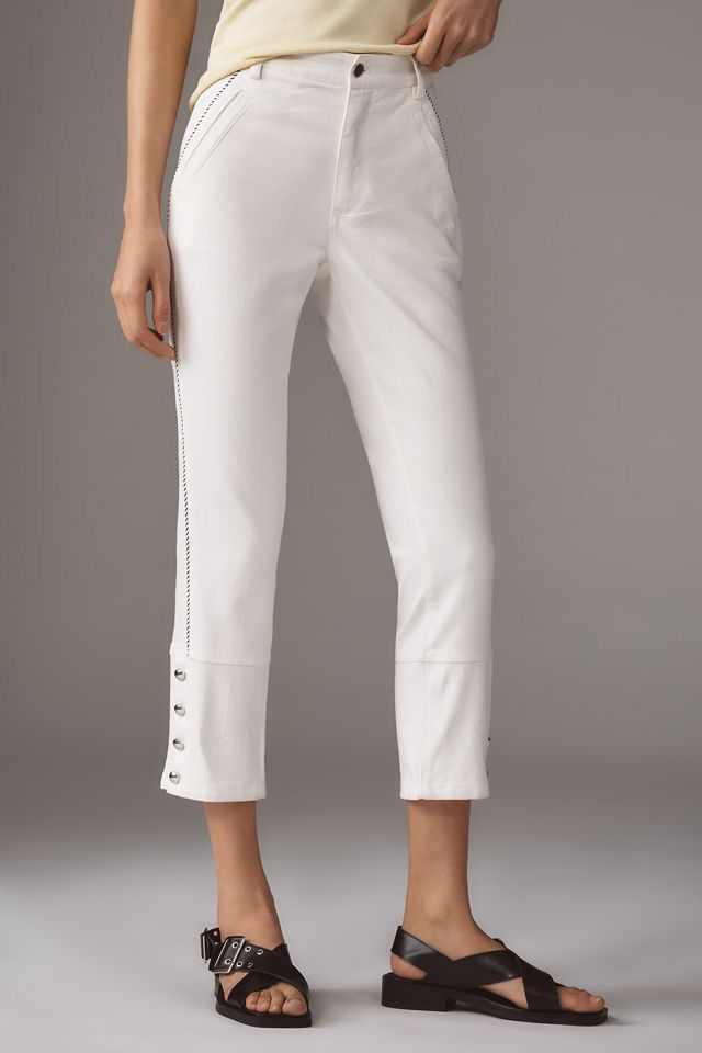 Maeve Slim Cuffed Crop Jeans #2