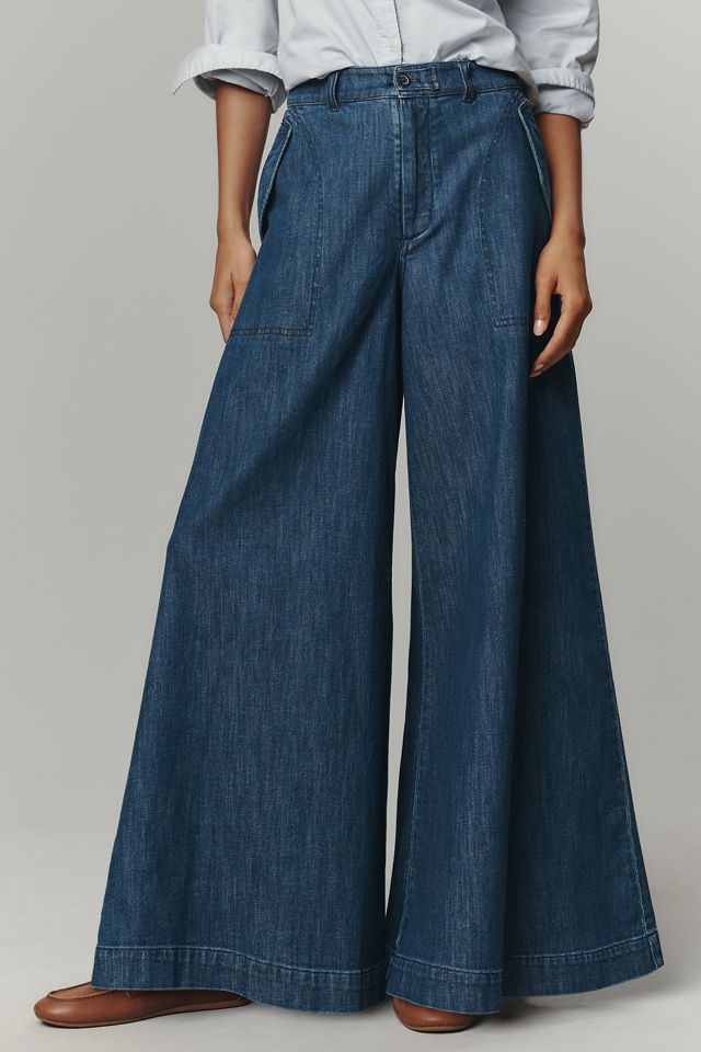 Pilcro High-Rise Wide-Leg Jeans #3