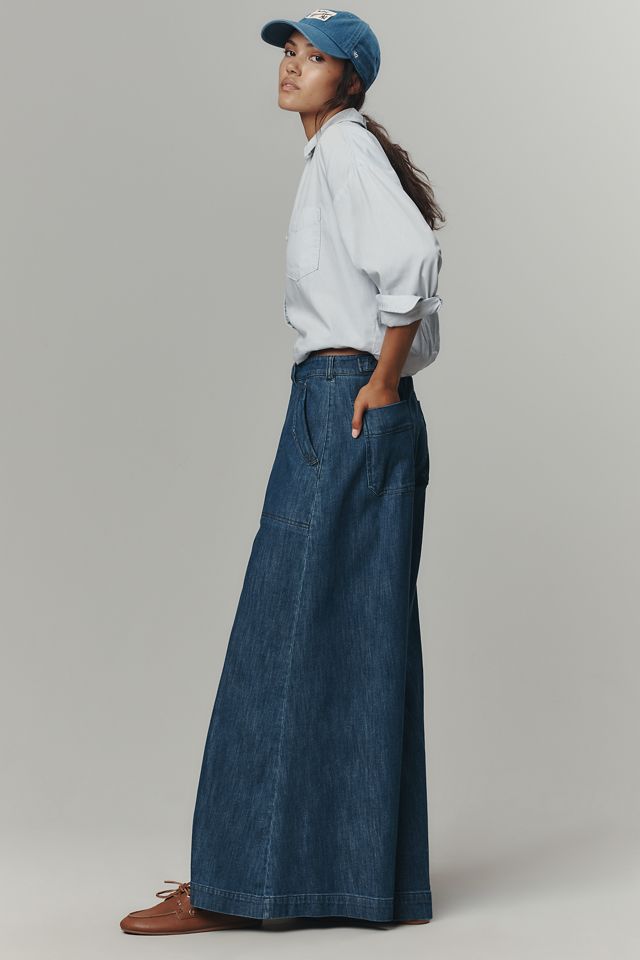 Pilcro High-Rise Wide-Leg Jeans #4