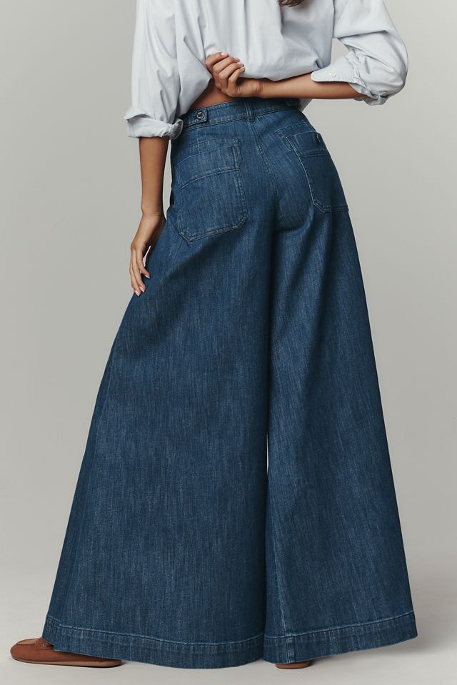 Pilcro High-Rise Wide-Leg Jeans #5