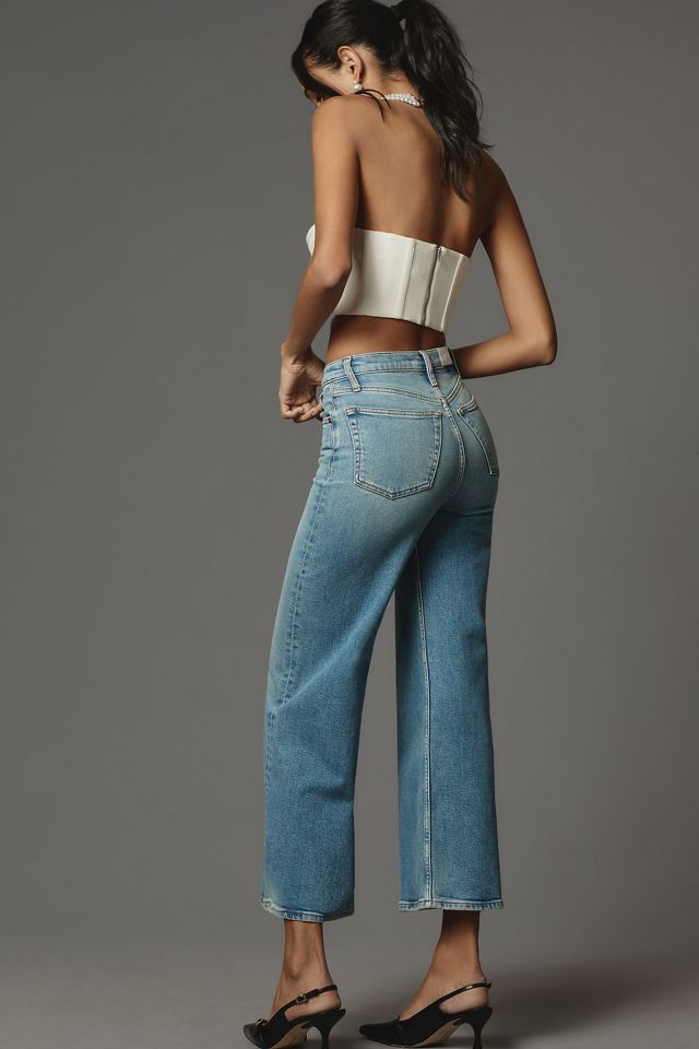 RE/DONE High-Rise Wide-Leg Crop Jeans #2