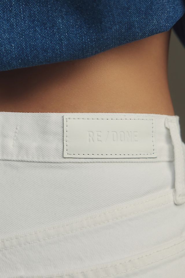 RE/DONE Loose Long Cuffed High-Rise Straight-Leg Jeans RE/DONE Loose Long Cuffed High-Rise Straight-Leg Jeans