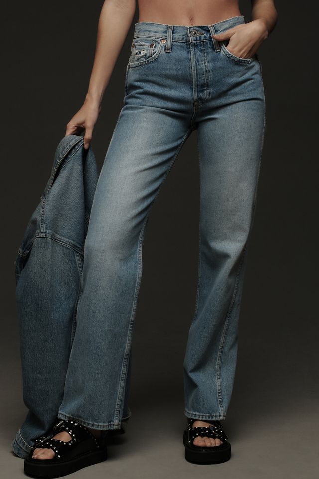 RE/DONE 90s High-Rise Loose Straight-Leg Jeans #1