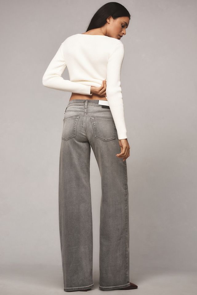 RE/DONE Mid-Rise Wide-Leg Jeans #4