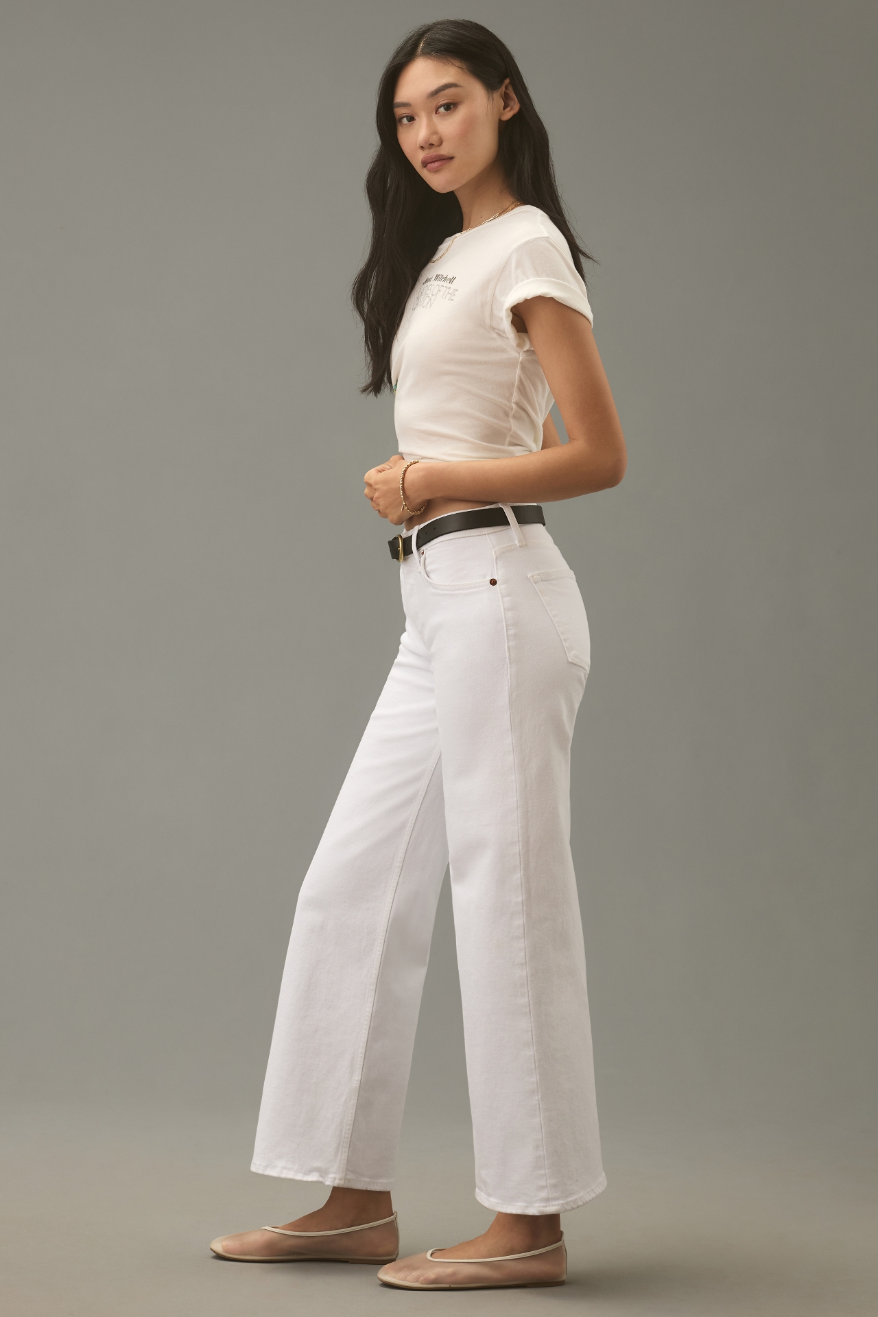 RE/DONE Mid-Rise Wide-Leg Crop Jeans