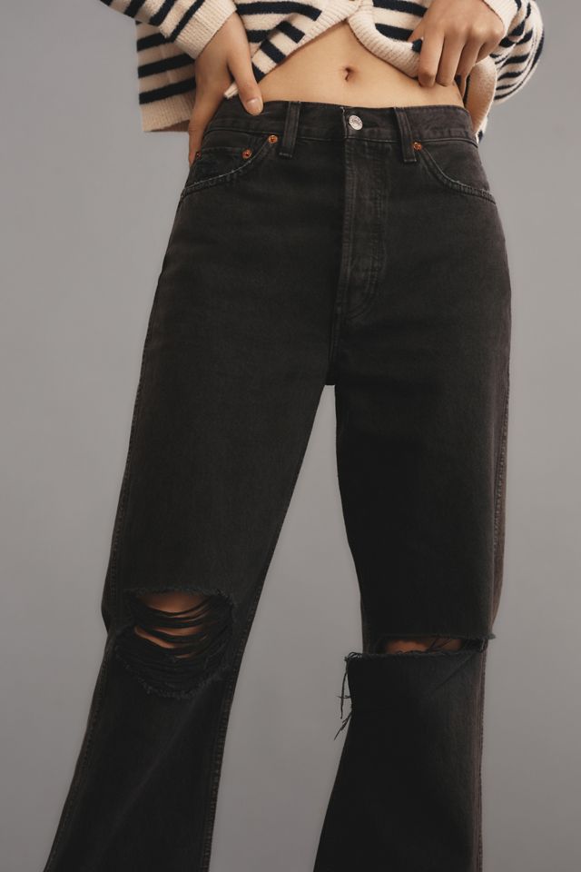 RE/DONE High-Rise Loose Straight-Leg Jeans #1