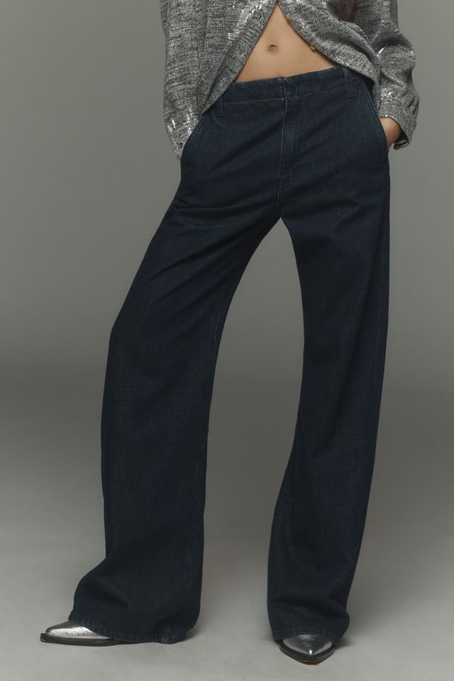 RE/DONE High-Rise Wide-Leg Trouser Jeans #1