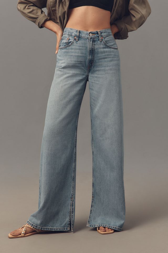RE/DONE Low-Rise Wide-Leg Jeans #1