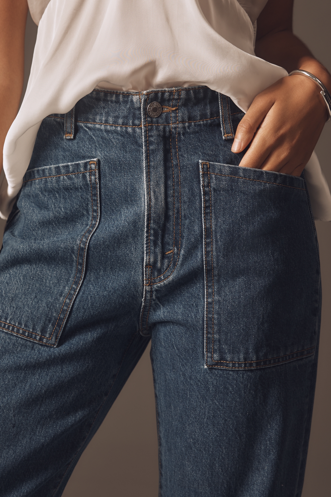 RE/DONE The Bender High-Rise Relaxed Straight-Leg Jeans