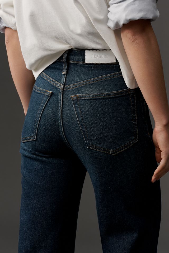 RE/DONE High-Rise Crop Wide-Leg Jeans #4