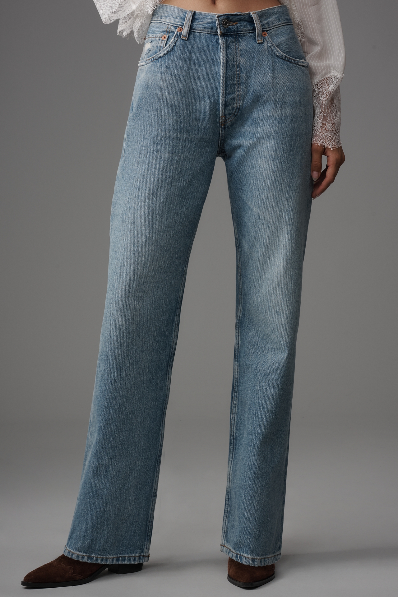 RE/DONE 90s High-Rise Straight-Leg Jeans