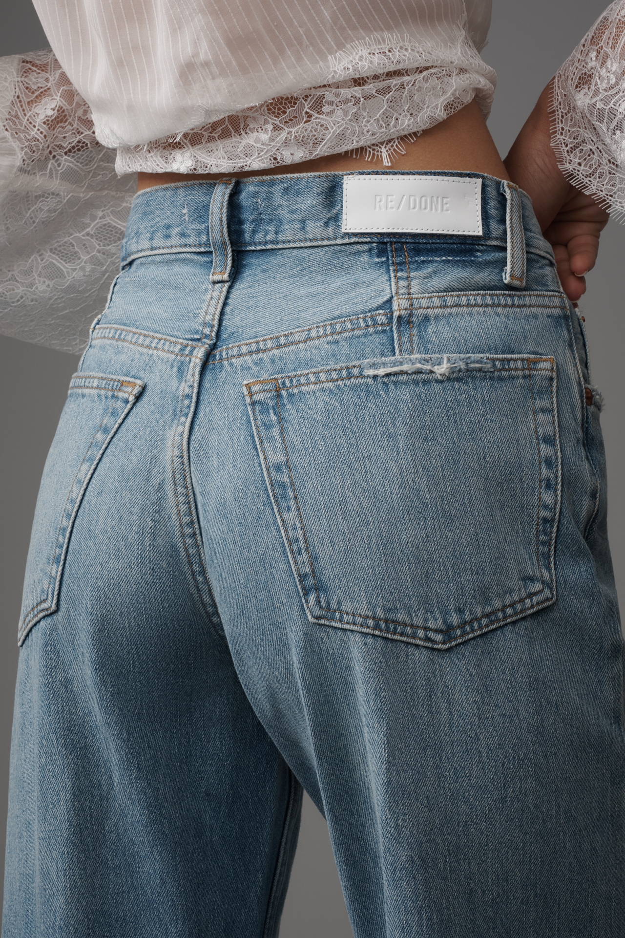 RE/DONE 90s High-Rise Straight-Leg Jeans