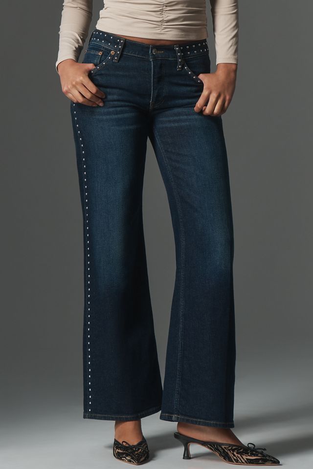 RE/DONE Mid-Rise Wide-Leg Jeans #1