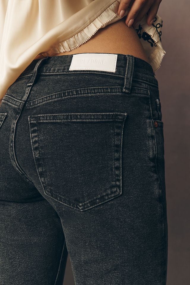 RE/DONE The Slim Cig Low-Rise Straight-Leg Jeans #3