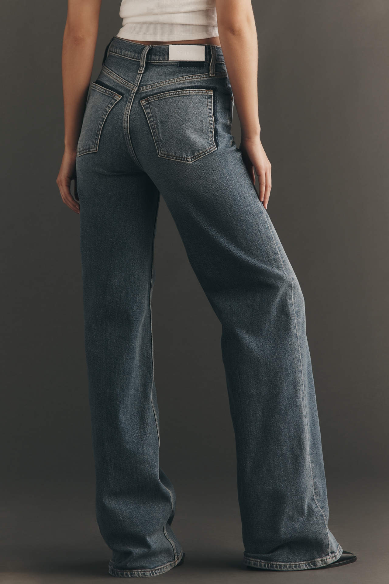 RE/DONE High-Rise Wide-Leg Jeans
