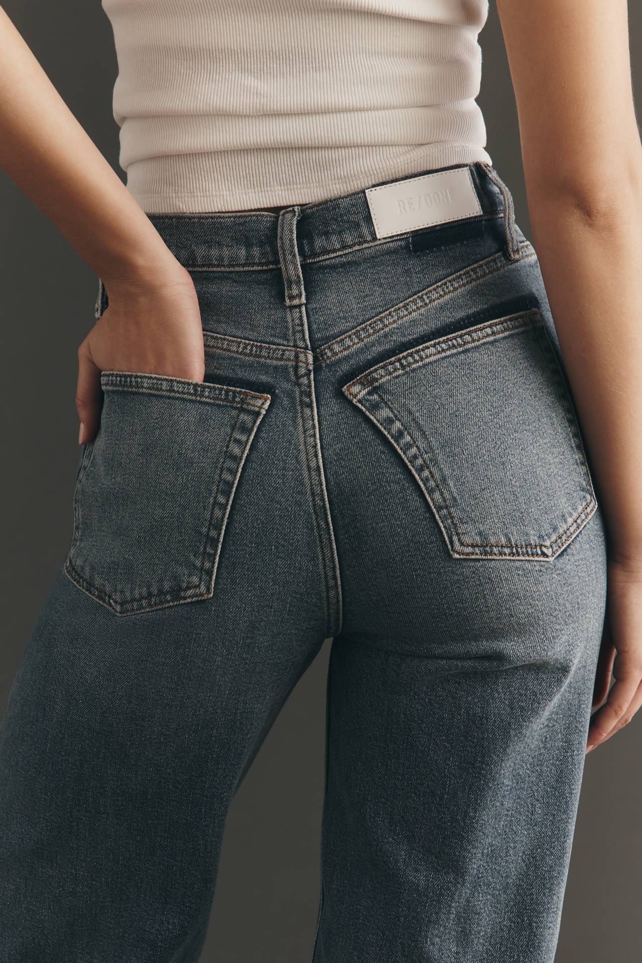 RE/DONE High-Rise Wide-Leg Jeans