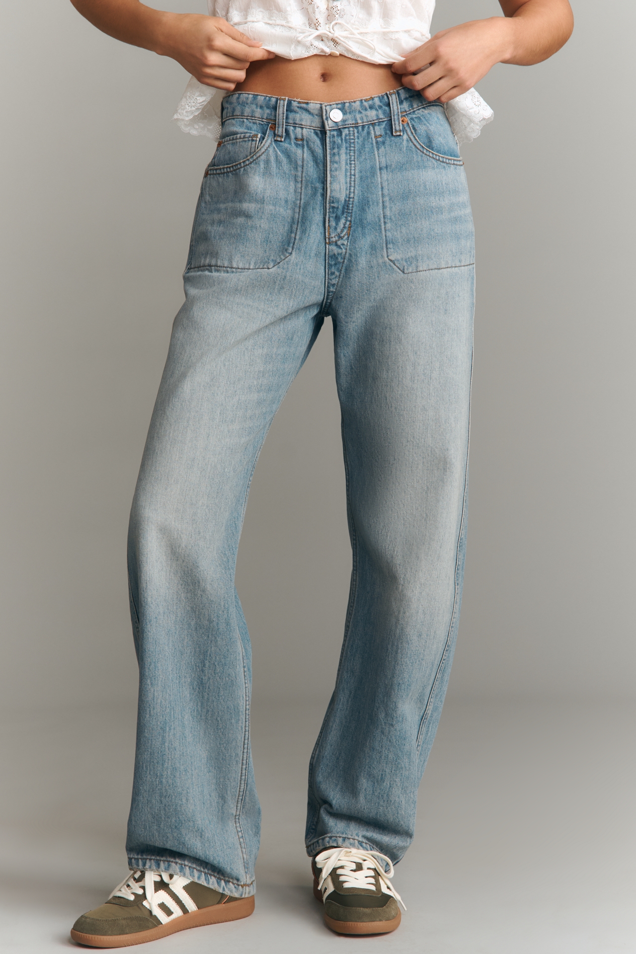 RE/DONE Rewind High-Rise Tapered Jeans