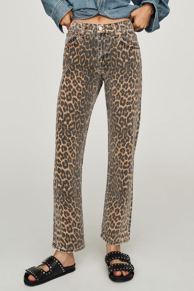 RE/DONE Blondie Mid-Rise Cropped Straight-Leg Jeans #1