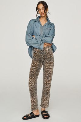 RE/DONE Blondie Mid-Rise Cropped Straight-Leg Jeans
