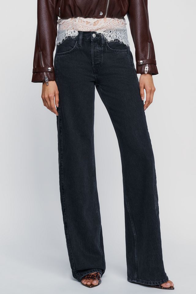 RE/DONE Laurel Zebra Mid Rise Wide Leg Jeans #2