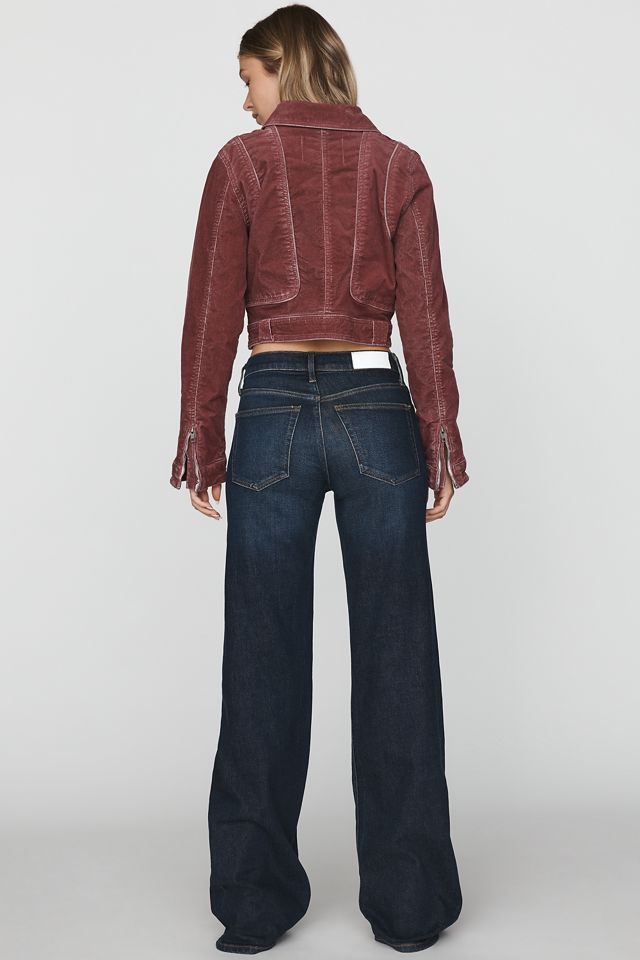 RE/DONE Laurel Mid-Rise Wide-Leg Jeans #4