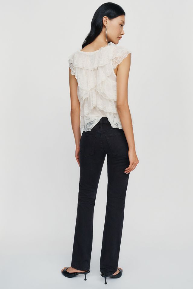 RE/DONE Sim Cig Low-Rise Straight-Leg Jeans #3