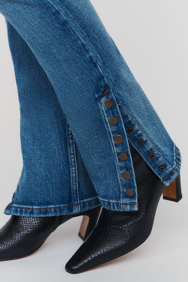 RE/DONE Britt Mid Rise Slim Straight Jeans #1