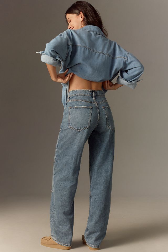 Triarchy Embellished Birkin High-Rise Straight-Leg Jeans #3