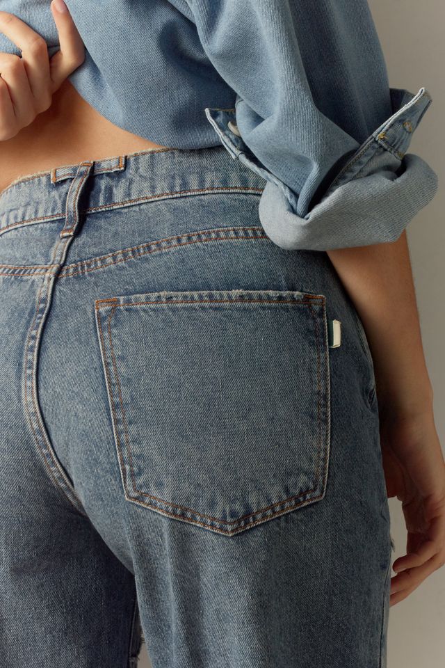 Triarchy Embellished Birkin High-Rise Straight-Leg Jeans #4