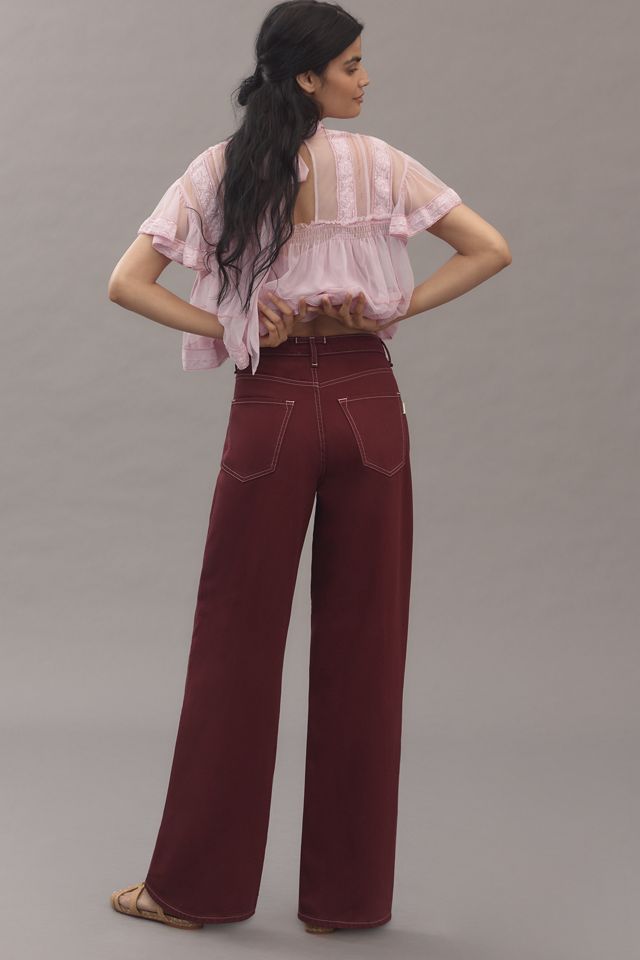 Triarchy Nesta Mid-Rise Tie-Waist Wide-Leg Jeans #2