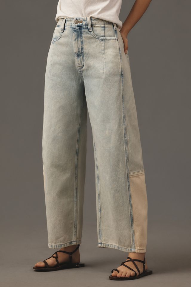 The Kenna Mid-Rise Heritage Barrel Jeans by Pilcro #1