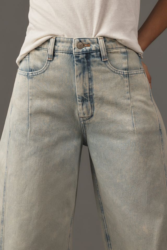 The Kenna Mid-Rise Heritage Barrel Jeans by Pilcro #3