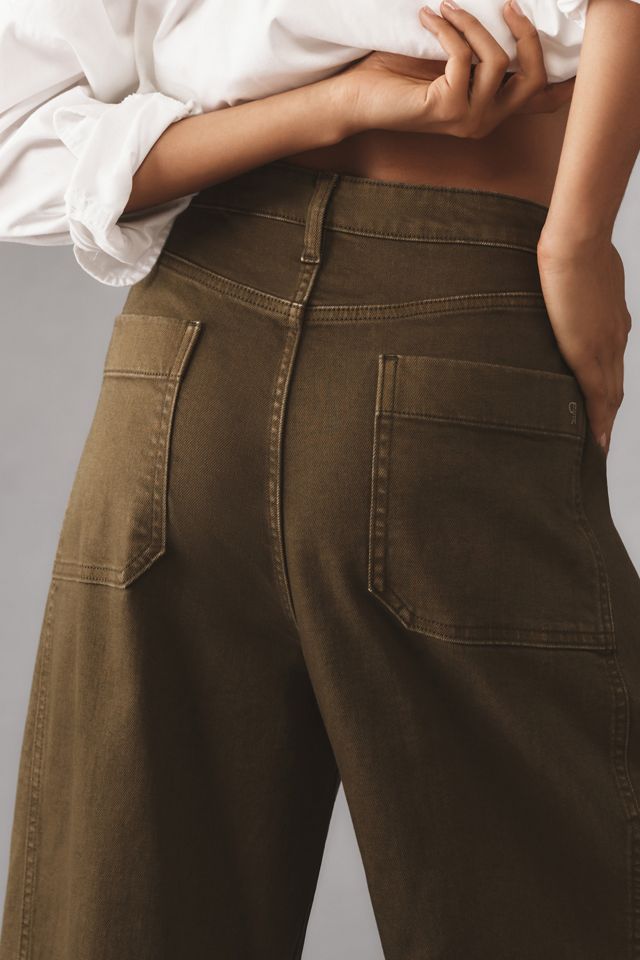 The Kenna Mid-Rise Heritage Barrel Jeans by Pilcro #4