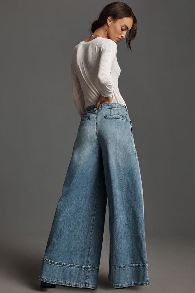 Pilcro High-Rise Wide-Leg Jeans #2
