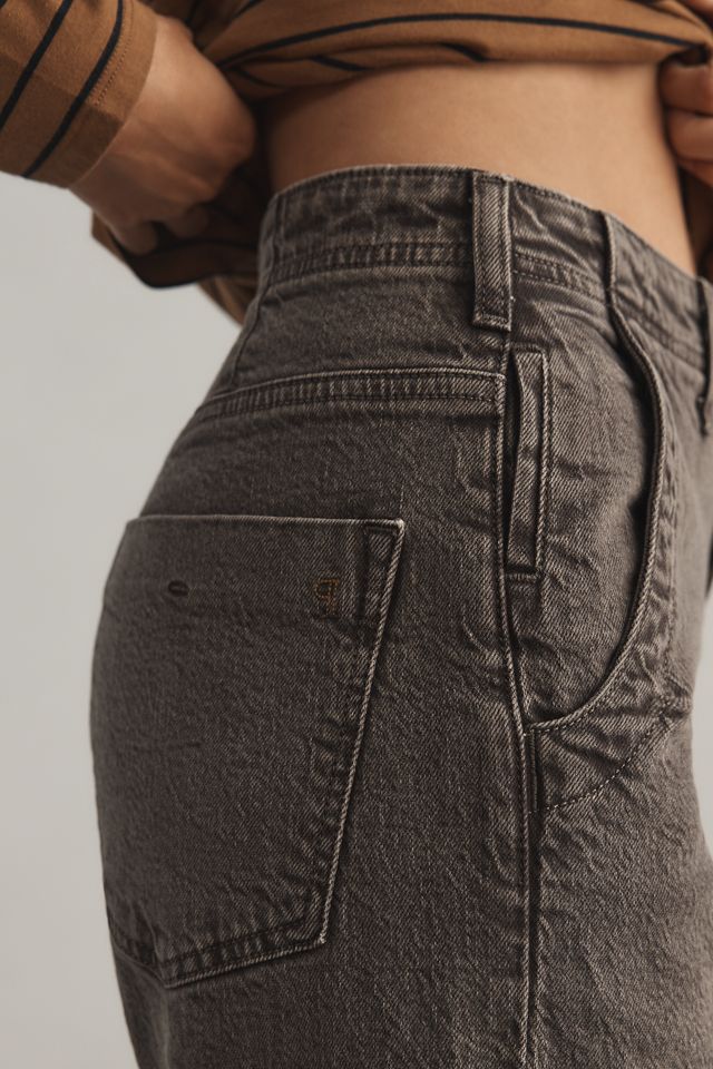 The Lonnie Cuffed High-Rise Crop Jeans by Pilcro #2