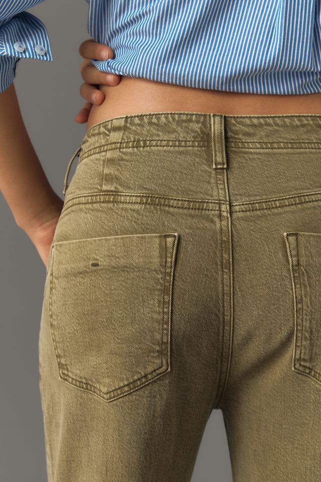 The Lonnie Cuffed High-Rise Crop Jeans by Pilcro #3